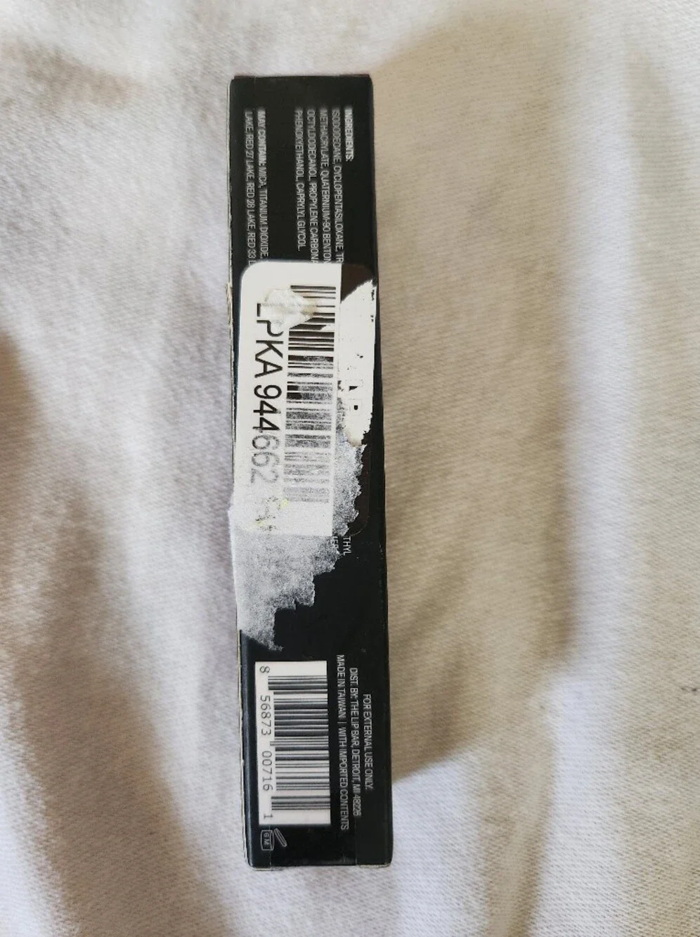 The Lip Bar Non Stop Liquid Matte Lipstick Rebel NIB